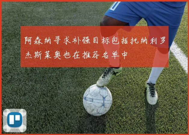 阿森纳寻求补强目标包括托纳利罗杰斯莱奥也在推荐名单中
